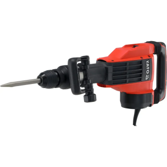Відбійний молот мережевий SDS-MAX YATO YT-82003 : 1700 Вт, F= 40 Дж; + піка та долото