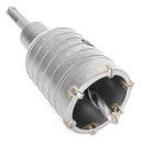 Комплект INTERTOOL SD-7050: свердло корончасте по бетону 50 мм + Перехідник SDS ..