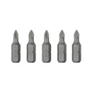 Комплект насадок викруткових PZ1 1/4"*25мм, ACR, S2, уп. 5шт., STORM INTERT..