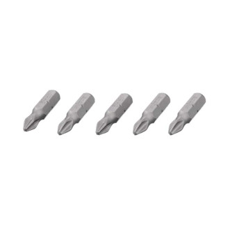 Комплект насадок викруткових  PH2 1/4"*25мм, ACR, S2, уп. 5од., STORM INTERTOOL VT-0207