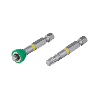Комплект насадок викруткових  Torx з обмежувачем T30 1/4"*50мм, S2, уп. 2од., INTERTOOL VT-0232