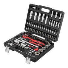INTERTOOL ET-6108 Набір інструментів Cr-V 1/2" та 1/4" 108 од.