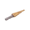 Свердло ступінчасте по металу, спіральне, 4-12 мм, HEX INTERTOOL SD-5836