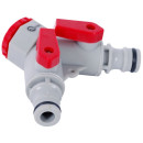 Розподілювач 2-канальний INTERTOOL GE-2003 із регулюванням шкірного каналу 1/2&q..