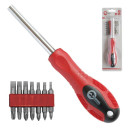 Викрутка магнітна INTERTOOL HT-0415 1/4", 10x50 мм з комплектом насадок 15 ..