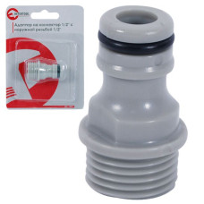 Адаптер на конектор INTERTOOL GE-1001 1/2" із зовнішньою різьбою 1/2"