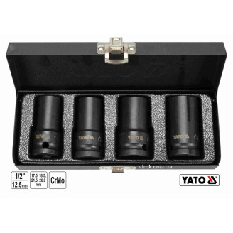 Торцеві головки ударні для зриву гвинтів YATO YT-06030