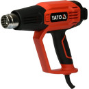 Фен технічний мережевий YATO YT-82295: 2 кВт, 50-600°C, 250-500 л/хв, 7 режимів температури