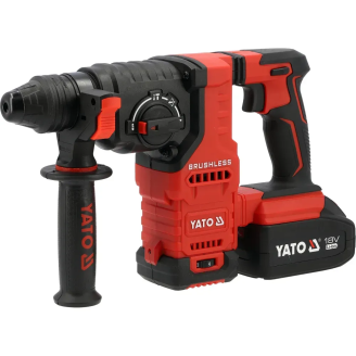 Перфоратор SDS+ YATO YT-827724 акумуляторний J=2.8 Дж, 3 режими