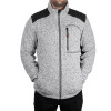 INTERTOOL SP-3112 Куртка в'язана SOFTSHELL сірого кольору з чорними вставками, розмір M