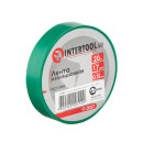 Стрічка ізоляційна, 17 мм * 20 м * 0.15 мм, зелена INTERTOOL IT-0051