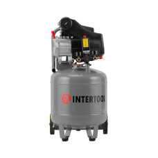 Компресор INTERTOOL PT-0019, 50 л, вертикальний, 1,5 кВт, 220 В, 8 атм, 206 л/хв, 63 дБ