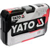 Набір головок торцевих YATO YT-14501 квадрат 1/4", насадки викрутки з інструментами. 56 шт