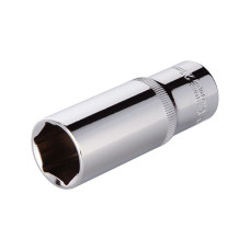 INTERTOOL ET-0121 Головка шестигранна подовжена 1/2", 21×78 мм, Cr-V, STORM