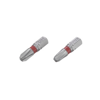 Комплект насадок викруткових  PH3 1/4"*25мм, S2, уп. 2од., INTERTOOL VT-0219