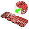 Набір інструментів 1/2" & 1/4" 110 од. INTERTOOL ET-9108 (ET-6108SP)