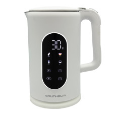 Електрочайник GRUNHELM EKS-25030W 1,7 л 2200 Вт білий металевий