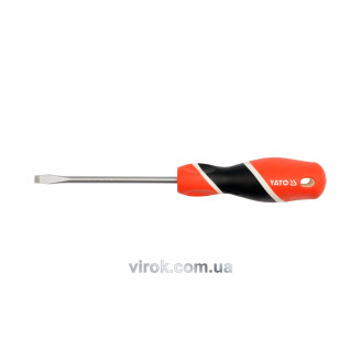 Викрутка плоска YATO YT-25906 шліц SL4 х 200 мм
