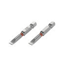 Комплект насадок викруткових SL5*50 1/4", S2, уп. 2 од., STORM INTERTOOL VT..