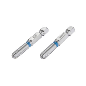 Комплект насадок викруткових  PZ3 1/4"*50мм, S2, уп. 2шт., STORM INTERTOOL VT-0216