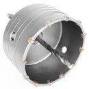 Комплект INTERTOOL SD-7105: свердло корончасте по бетону 105 мм + перехідник SDS..