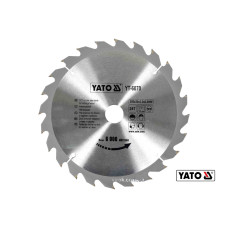 Диск пиляльний по дереву YATO 250 × 30 мм, 24 зубці