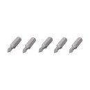 Комплект насадок викруткових PH1 1/4"*25мм, ACR, S2, уп. 5од., STORM INTERT..