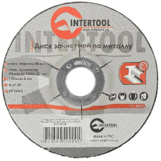 Диск зачистний по металу INTERTOOL CT-4022 125x6x22.2 мм