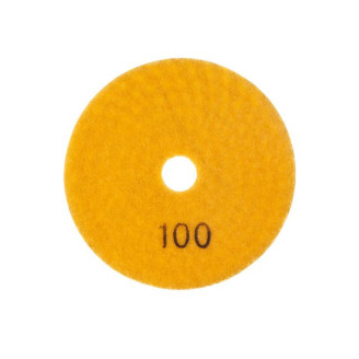 INTERTOOL BT-0907 Коло алмазне шліфувальне гнучкий на липучці 100 мм P100.