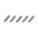 Комплект насадок викруткових  PH2 1/4"*25мм, ACR, S2, уп. 5од., STORM INTER..