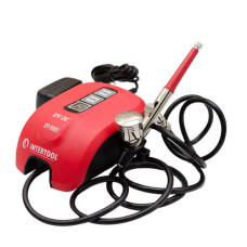 Аерограф електричний INTERTOOL DT-5001 12 Вт, 12 В, 10-15 л/хв, 0-2 бар