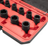 Набір ударних головок INTERTOOL ET-8503 STORM 1/2", 10 од., 10-24 мм, Cr-Mo
