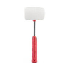 Киянка гумова 680г.80мм,бiла гума,металева ручка INTERTOOL HT-0235