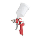 Пневматичний краскопульт INTERTOOL PT-0104 HVLP, форсунка 1.4мм, верхній пластик..