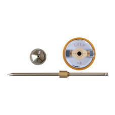 Комплект форсунки INTERTOOL PT-2013 1.3мм для фарбопультів LVLP PT-0131, 0132, 0133, 0134, 0135, 01