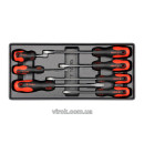 Вклад до інструментальної шафи YATO YT-5535 , набір плоских викруток 7шт.