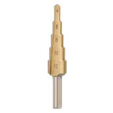 Свердло сходове по металу INTERTOOL SD-5812 4-12 мм