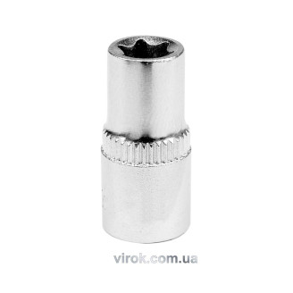 Головка торцева YATO : TORX E4, квадрат 1/4
