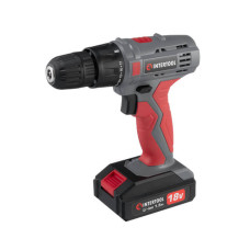 Дриль-шуруповерт акумуляторний INTERTOOL DT-0315 18 В, 17 Nm, 0-700 об/хв, 0.8-10 мм, літій-іон, 1