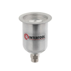 Бачок металевий INTERTOOL PT-1903 для HVLP міні з внутрішньою різьбою M14x1, 125мл