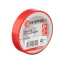Стрічка ізоляційна, 17 мм * 20 м * 0.15 мм, червона INTERTOOL IT-0050