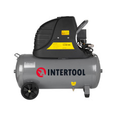 Компресор INTERTOOL PT-0003 50 л, 1.5 кВт, 220 В, 8 атм, 206 л/хв.