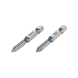 Комплект насадок викруткових  PZ1 1/4"*50мм, S2, уп. 2од., STORM INTERTOOL VT-0214