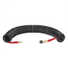 Шланг BLACK M-Flex 5.5х8мм, 20м спіральний поліуретановий з поворотним шарніром, латунними швидкороз'ємними з'єднаннями STORM INTERTOOL PT-1792