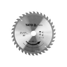 Диск пиляльний по дереву YATO 255 × 30 мм, 36 зубців