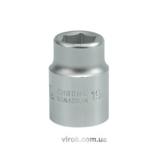 Головка торцева 6-гранна YATO : квадрат 3/4", М= 19 мм, L= 50 мм [12/96]