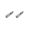 Комплект насадок викруткових PH1 1/4"*25мм, S2, уп. 2од., STORM INTERTOOL VT-0217