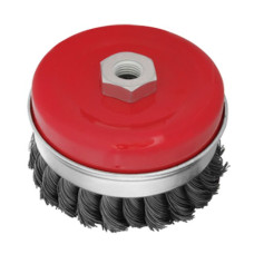 Щітка чашкова посилена INTERTOOL BT-1101 100 мм, для УШМ