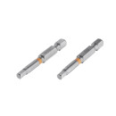 Комплект насадок викруткових Hex H4.0 1/4"*50мм, S2, уп. 2од. INTERTOOL VT-..