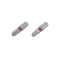 Комплект насадок викруткових  PH3 1/4"*25мм, S2, уп. 2од., INTERTOOL VT-0219